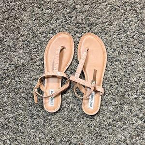 Steve Madden Nude Strappy Sandals